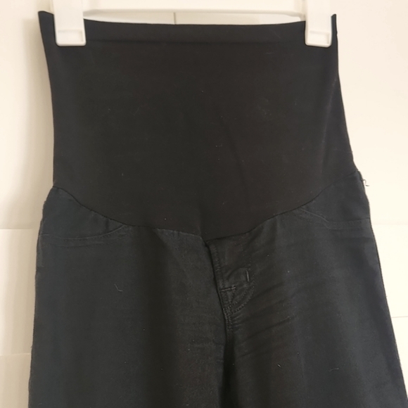 J Brand full panel black maternity pants - Picture 3 of 11